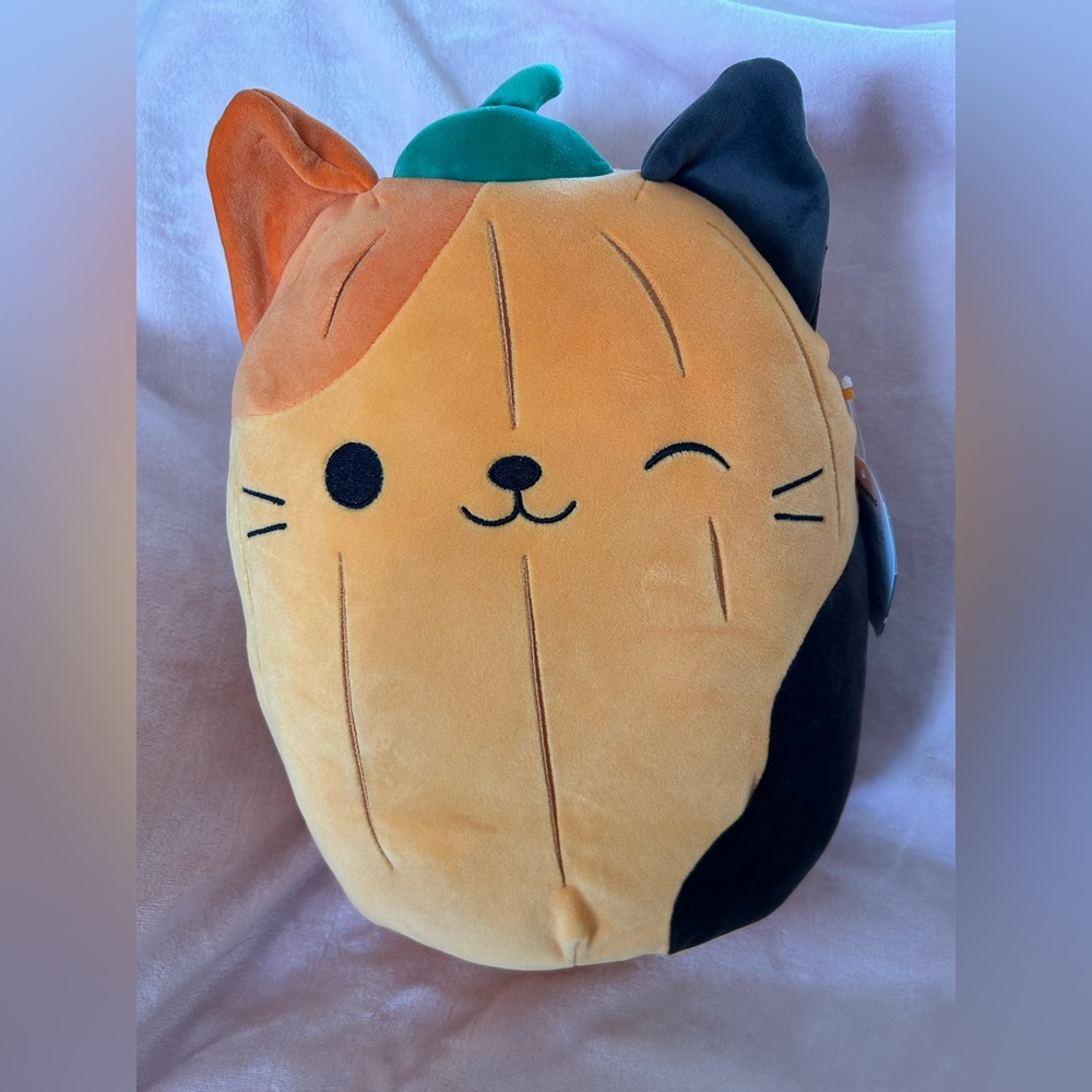 Pumpkin Cam Squishmallow 12"